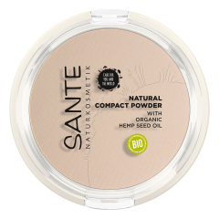 Sante - Natural Compact Powder 01 Cool Ivory - 9 ml