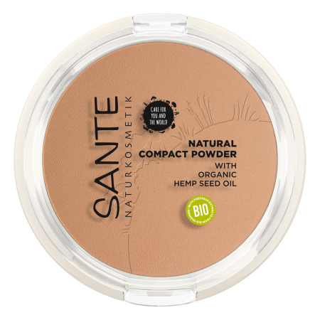 Sante - Natural Compact Powder 03 Warm Honey - 9 ml