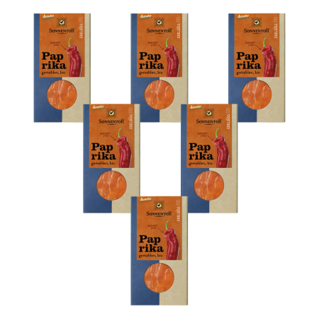 Sonnentor - Paprika edelsüß gemahlen bioPackung - 50 g - 6er Pack