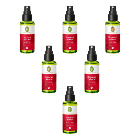 Primavera - Herzenswärme Raumspray bio - 50 ml - 6er Pack