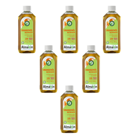 AlmaWin - Orangenöl-Reiniger - 500 ml - 6er Pack