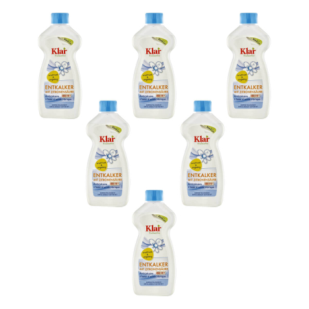 Klar - Zitronensäure-Kalklöser - 500 ml - 6er Pack
