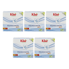 Klar - Vollwaschmittel - 1,1 kg - 5er Pack