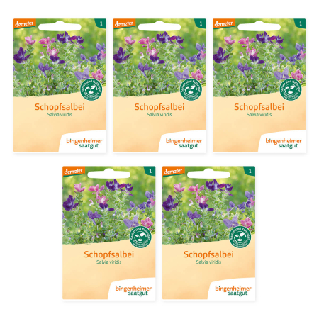 Bingenheimer Saatgut - Schopfsalbei - 5er Pack