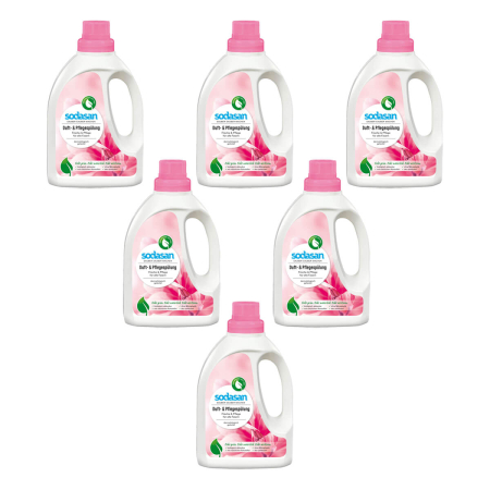 Sodasan - Wäsche Duft- und Pflegespülung - 750 ml - 6er Pack