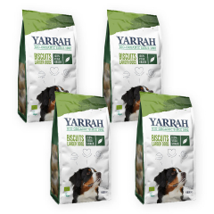 Yarrah - vegane Hundekekse - 500 g - 4er Pack