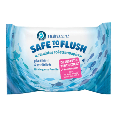 Natracare - Feuchtes Toilettenpapier Safe to Flush 30...