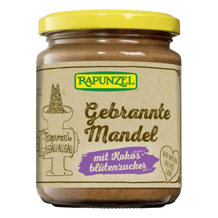 Rapunzel - Gebrannte Mandel Aufstrich mit Kokosblütenzucker - 250 g