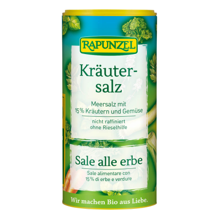 Rapunzel - Kräutersalz mit 15% Kräutern und Gemüse - 125 g