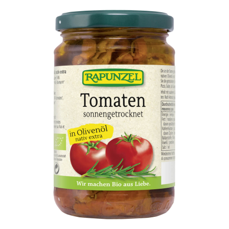 Rapunzel - Tomaten getrocknet in Olivenöl extra saftig - 275 g