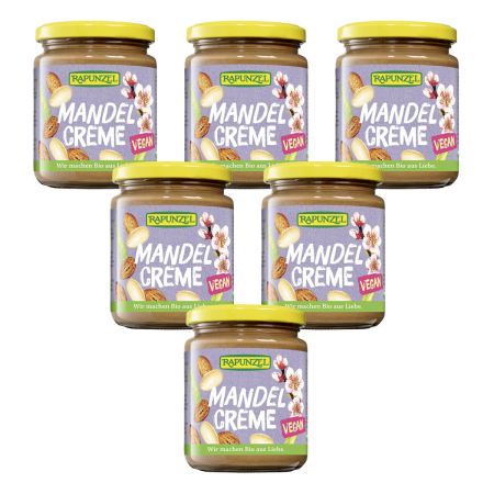 Rapunzel - Mandel-Creme - 250 g - 6er Pack