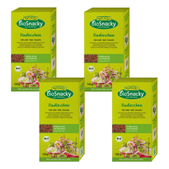 Rapunzel - Radieschen bioSnacky - 150 g - 4er Pack