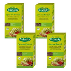 Rapunzel - Sprossen-Broccoli bioSnacky - 150 g - 4er Pack