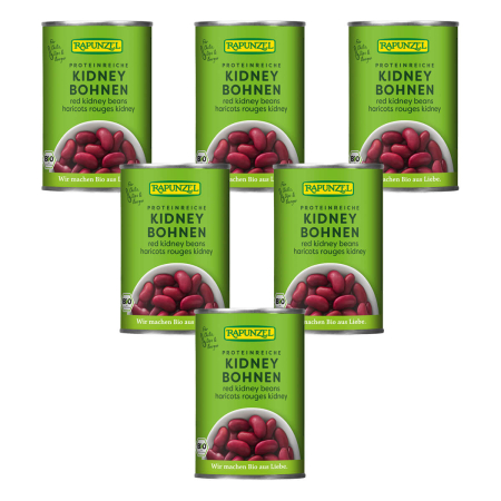 Rapunzel - Rote Kidney Bohnen in der Dose - 400 g - 6er Pack