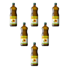Rapunzel - Sonnenblumenöl nativ - 1 l - 6er Pack