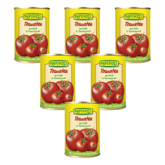 Rapunzel - Tomaten geschält in der Dose - 400 g - 6er Pack