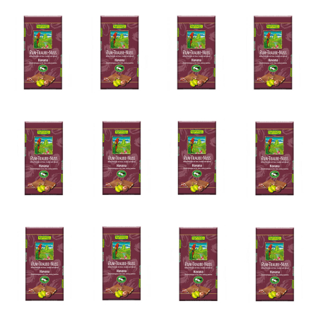 Rapunzel - Rum-Trauben-Nuss-Vollmilch Schokolade HIH - 100 g - 12er Pack