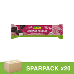 Rapunzel - Kokos-Happen Zartbitter - 50 g - 20er Pack