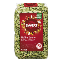 Davert - Halbe Grüne Schälerbsen - 500 g