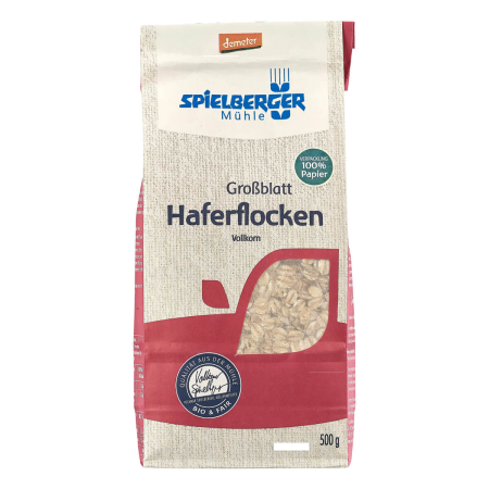 Spielberger Mühle - Haferflocken Großblatt demeter - 500 g