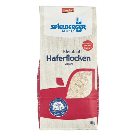 Spielberger Mühle - Haferflocken Kleinblatt demeter - 500 g
