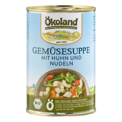 ÖKOLAND - Gemüsesuppe mit Huhn - 400 g