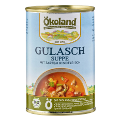 ÖKOLAND - Gulaschsuppe mit Rindfleisch - 400 g