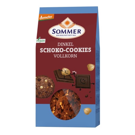 Sommer - Demeter Dinkel Schoko Cookies Vollkorn - 150 g