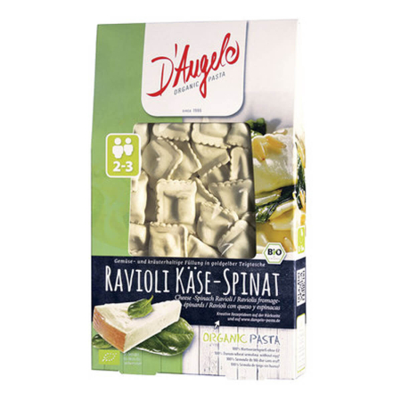 DAngelo - Ravioli Käse-Spinat Teigware mit käse- und spinath. Füllung - 250 g
