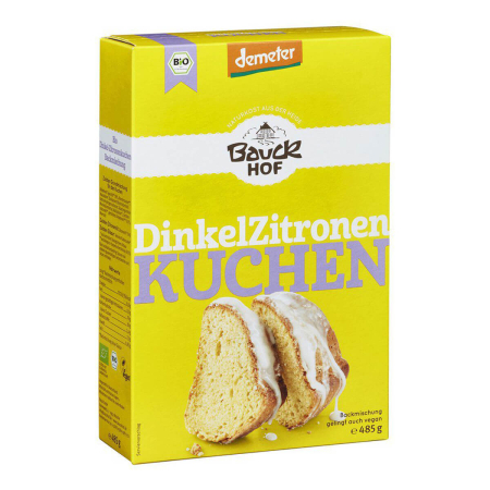 Bauckhof - Dinkel Zitronenkuchen Backmischung Demeter - 485 g