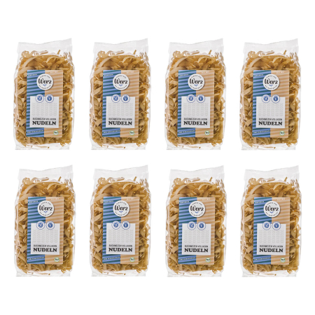 Werz - Buchweizen Vollkorn Nudeln glutenfrei - 200 g - 8er Pack
