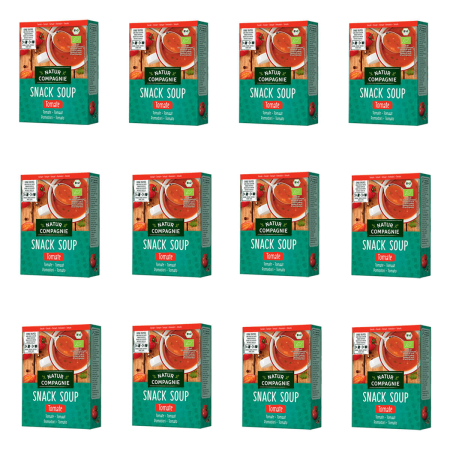 Natur Compagnie - Snack Soup Tomatensuppe - 60 g - 12er Pack
