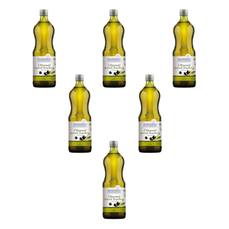 BIO PLANÈTE - Olivenöl mittel fruchtig nativ extra - 1 l - 6er Pack
