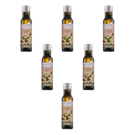 BIO PLANÈTE - Arganöl geröstet bio und Fair - 100 ml - 6er Pack