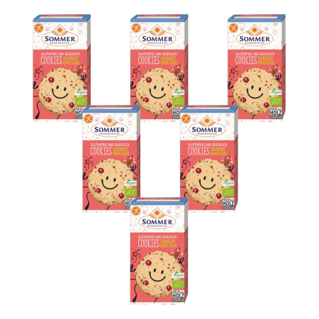 Sommer - Cookies Cranberry Mandel und Sesam - 125 g - 6er Pack