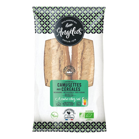 LAngélus - Mehrkorn-Baguettes zum Aufbacken - 400 g - 5er Pack