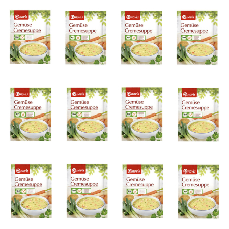 Cenovis - Gemüse Cremesuppe bio - 64 g - 12er Pack