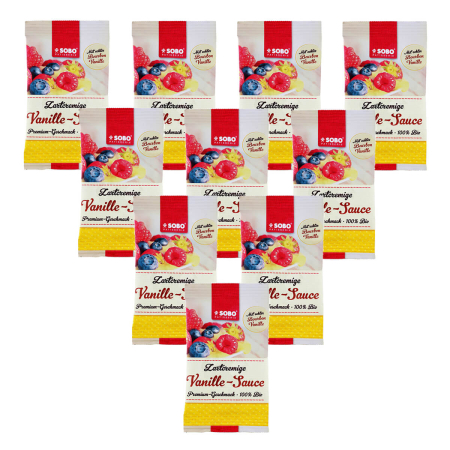 Sobo - Vanille-Sauce Patisserie - 55 g - 10er Pack
