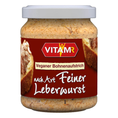 Vitam - veganer Bohnenaufstrich feiner Leberwurst - 120 g