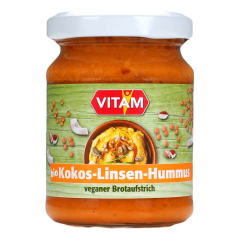 Vitam - Kokos Linsen Hummus-Aufstrich - 115 g