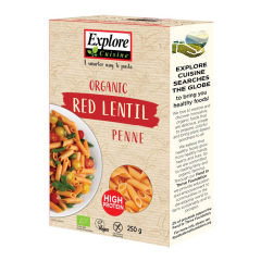 Explore Cuisine - Penne aus roten Linsen - 250 g