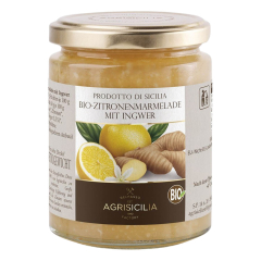 AgriSicilia - Zitronen-Ingwer-Marmelade - 360 g