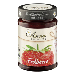 Annes Feinste - Erdbeer Konfitüre extra bio - 225 g