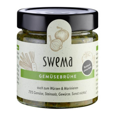 SweMa - Frische Gemüsebrühe klassisch mit 73% rohem Gemüse - 210 g