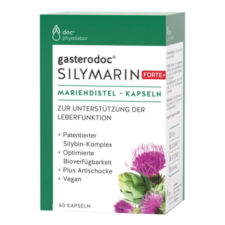 doc phytolabor - gasterodoc SILYMARIN FORTE+ Mariendistel-Kapseln