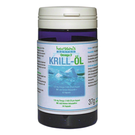 Ivarssons - Ivarssons Omega-3 Krill-Öl 60 Kapseln á 500 mg - 37 g