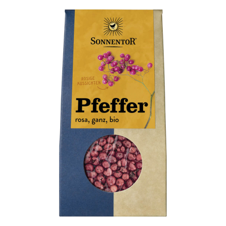 Sonnentor - Pfeffer rosa ganz bio Packung - 20 g