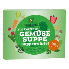 Sonnentor - Zuckerfreie Gemüsesuppe Suppenwürfel bio - 66 g