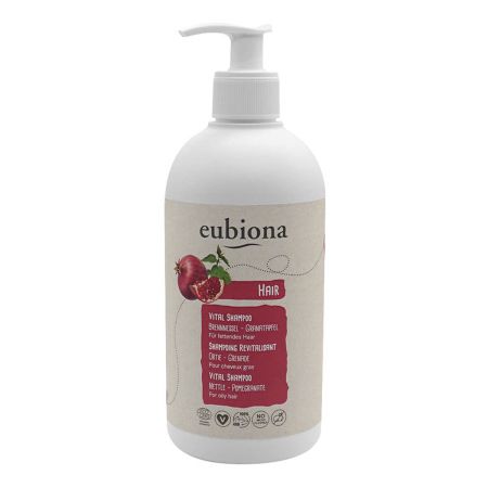 Eubiona - Shampoo Vital Brennessel-Granatapfel - 500 ml
