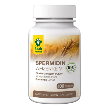 Raab Vitalfood - Spermidin 100 Kapseln à 600 mg - 60 g
